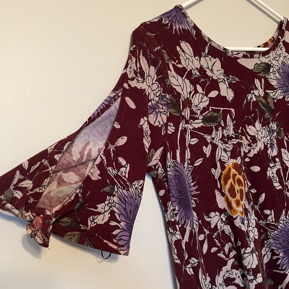 Burgundy dress from stitch fix